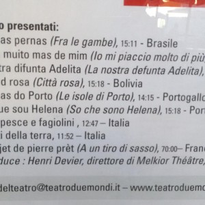 Affiche italienne -- diffusion 6T.K.C opus 2-  A un jet de pierre près